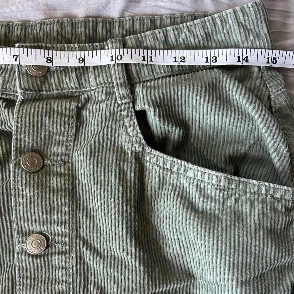 Free People Ray Cord mini skirt Size 8